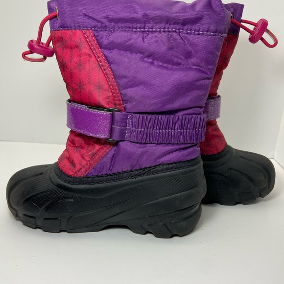 Sorel X Disney Flurry Frozen Anna Weather Resistant Boots Toddler Girl Size 12 - Picture 5 of 13